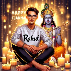 Krishna Janmashtami Tshirt Name AI Photo Editing Prompts 1 Krishna Janmashtami Tshirt Name AI Photo Editing Prompts