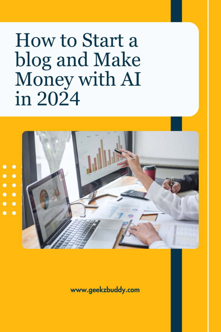 How to Start a Blog and Make Money with AI